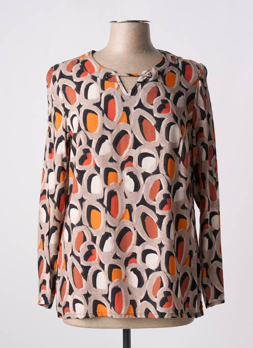 Blouse orange FRANCE RIVOIRE pour femme