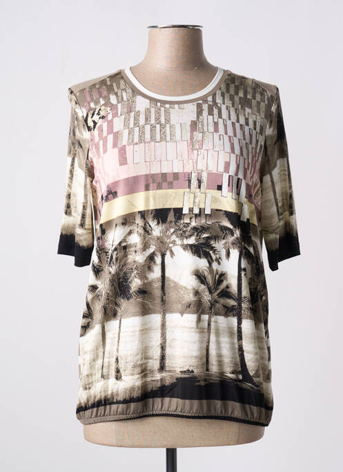 T-shirt marron GERRY WEBER pour femme