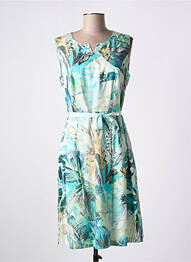 Robe mi-longue imprimé fantaisie sans manche vert GERRY WEBER femme