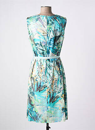 Robe mi-longue imprimé fantaisie sans manche vert GERRY WEBER femme
