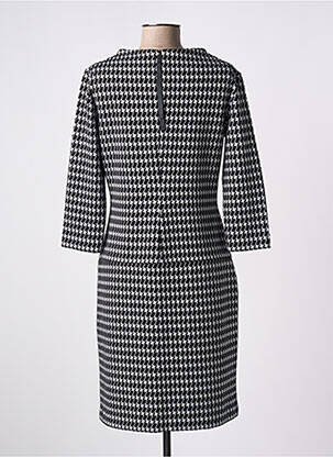 Robe mi-longue manches 3/4 manches 3/4 noir GERRY WEBER femme