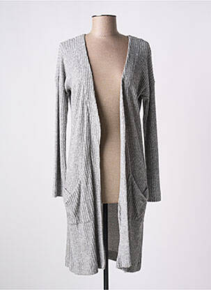 Gilet manches longues stretch gris RINGELLA femme