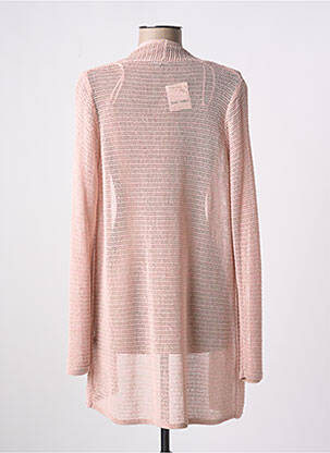 Gilet manches longues maille souple et aérée rose GERRY WEBER femme