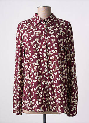 Chemisier imprimé fantaisie manches longues violet TAIFUN femme