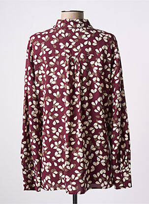 Chemisier imprimé fantaisie manches longues violet TAIFUN femme