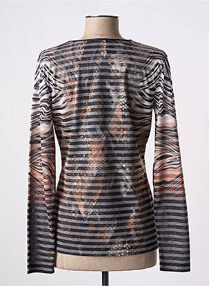 Top col v manches longues gris GERRY WEBER femme
