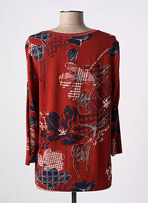 Top stretch manches 3/4 rouge GERRY WEBER femme