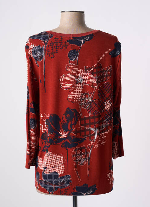 Top stretch manches 3/4 rouge GERRY WEBER femme