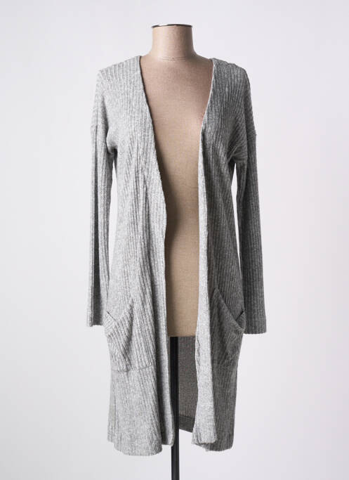 Gilet manches longues gris RINGELLA pour femme