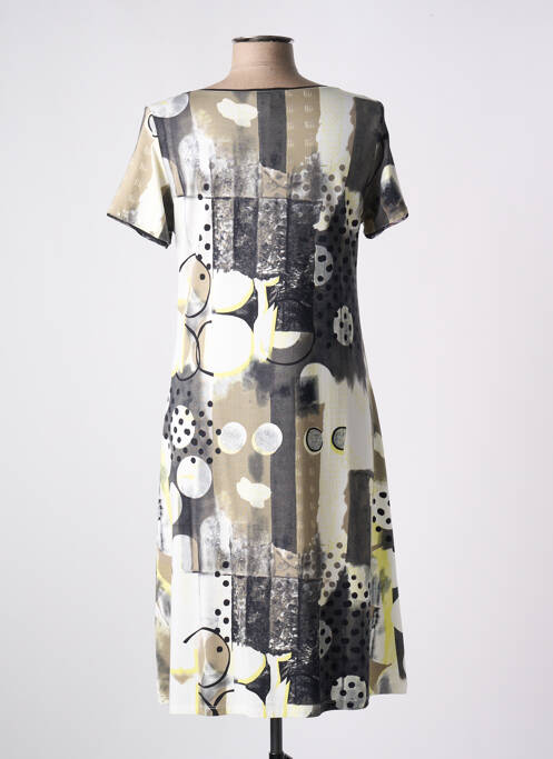 Robe mi-longue beige BARANDI pour femme