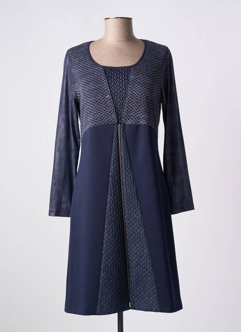 Robe mi-longue bleu MERI & ESCA pour femme