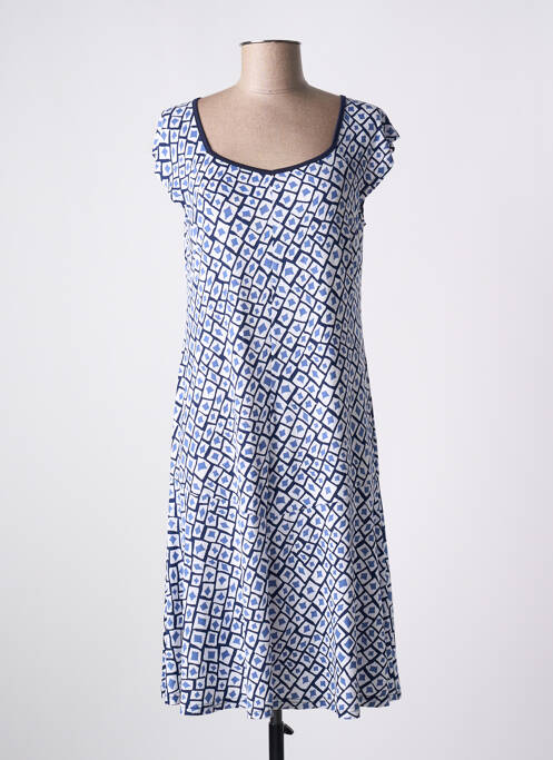 Robe mi-longue bleu TELMAIL pour femme