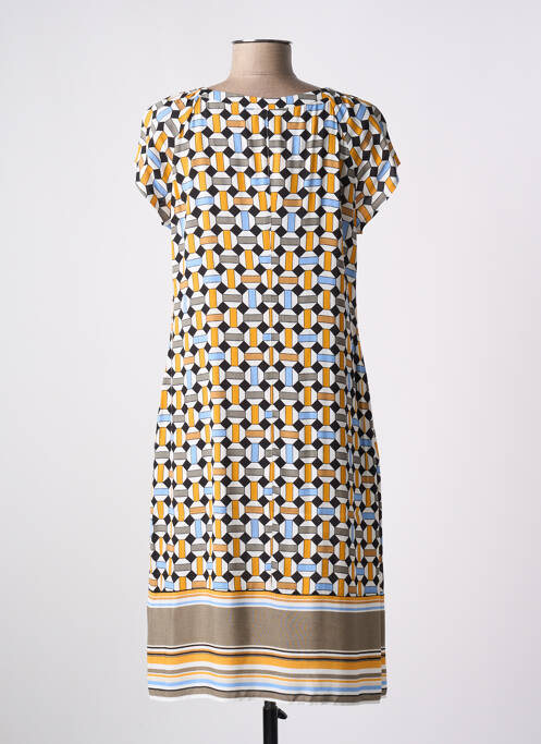 Robe mi-longue jaune TAIFUN pour femme