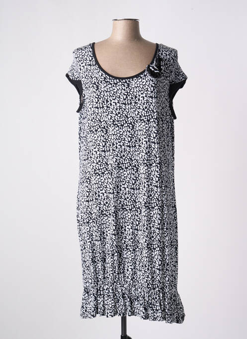 Robe mi-longue noir BARANDI pour femme