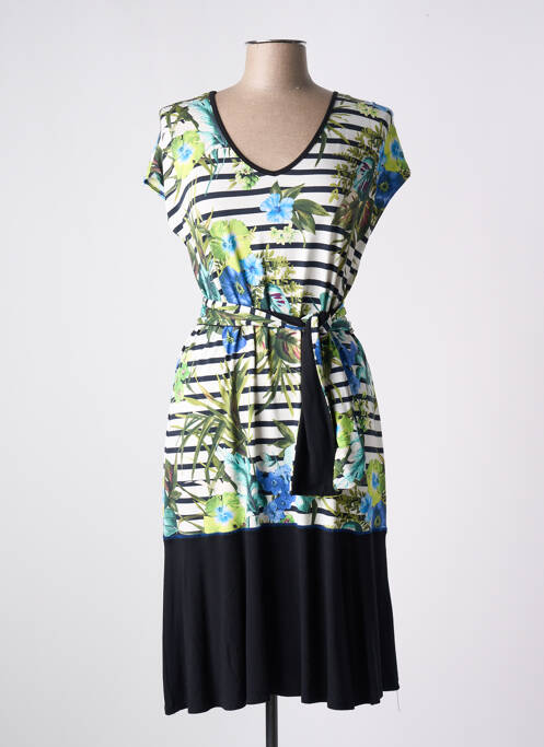 Robe mi-longue vert BARANDI pour femme