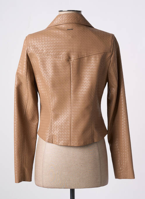 Veste simili cuir marron TAIFUN pour femme