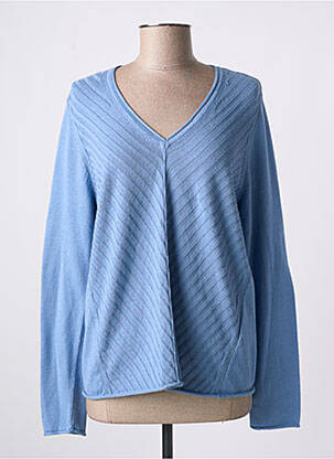 Pull coupe cintrée manches longues bleu GERRY WEBER femme