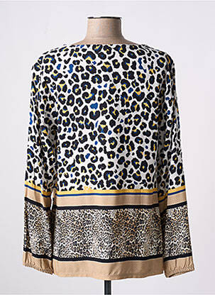 Blouse tissage popeline manches longues noir MERI & ESCA femme