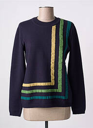 Pull stretch manches longues bleu TELMAIL femme