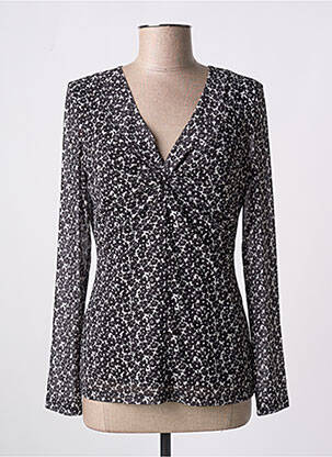 Top coupe cintrée manches longues noir GERRY WEBER femme