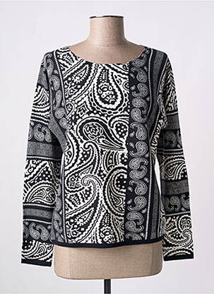 Pull coupe cintrée manches longues noir GERRY WEBER femme