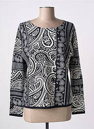 Pull coupe cintrée manches longues noir GERRY WEBER femme