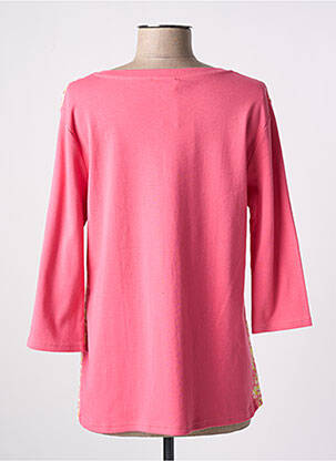 T-shirt manches 3/4 manches 3/4 rose ARMOR LUX femme