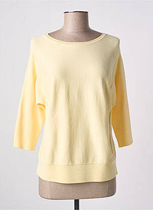 Pull coupe cintrée manches 3/4 jaune GERRY WEBER femme