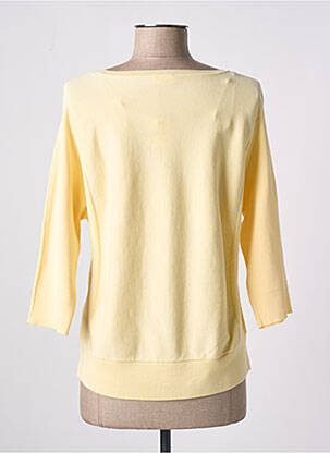 Pull coupe cintrée manches 3/4 jaune GERRY WEBER femme