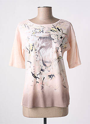 T-shirt manches mi-longues manches courtes rose GERRY WEBER femme