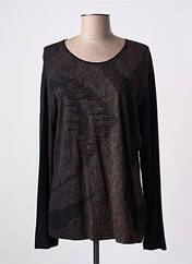 T-shirt noir I.ODENA pour femme seconde vue