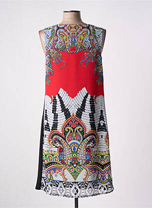 Robe mi-longue coupe fluide sans manche noir MERI & ESCA femme