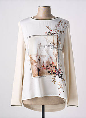 T-shirt manches longues manches longues beige TAIFUN femme