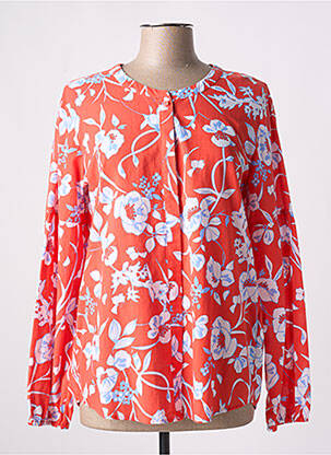 Chemisier imprimé fleurs manches longues rouge GERRY WEBER femme