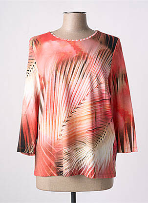 T-shirt stretch manches 3/4 rose GERRY WEBER femme