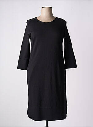 Robe mi-longue manches 3/4 manches 3/4 noir GERRY WEBER femme