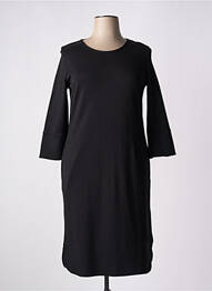 Robe mi-longue manches 3/4 manches 3/4 noir GERRY WEBER femme