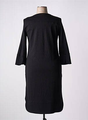 Robe mi-longue manches 3/4 manches 3/4 noir GERRY WEBER femme