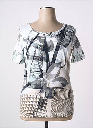 T-shirt imprimé fantaisie manches courtes vert GERRY WEBER femme