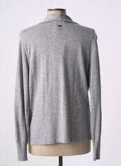 Gilet manches longues gris LUCIA pour femme seconde vue