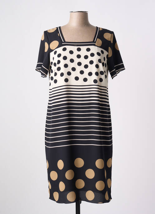 Robe mi-longue noir TELMAIL pour femme