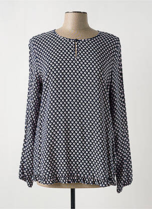 Blouse col rond manches longues bleu GERRY WEBER femme