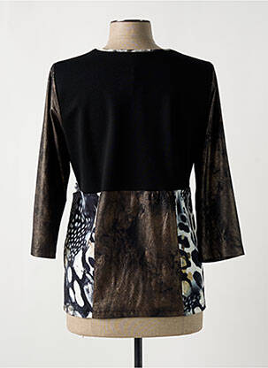 Top stretch manches 3/4 noir MERI & ESCA femme
