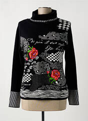 Pull col roulé noir OLIVIER PHILIPS pour femme seconde vue