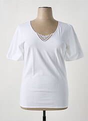 T-shirt blanc ARMOR LUX pour femme seconde vue