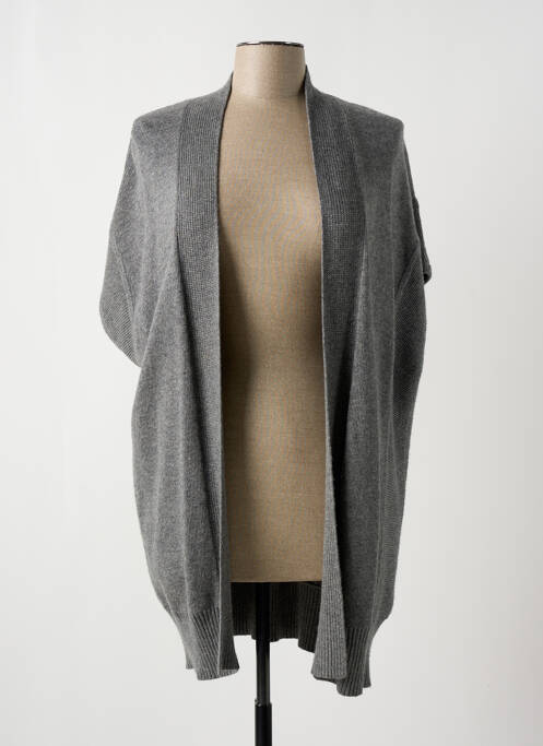 Gilet manches courtes gris GERRY WEBER pour femme