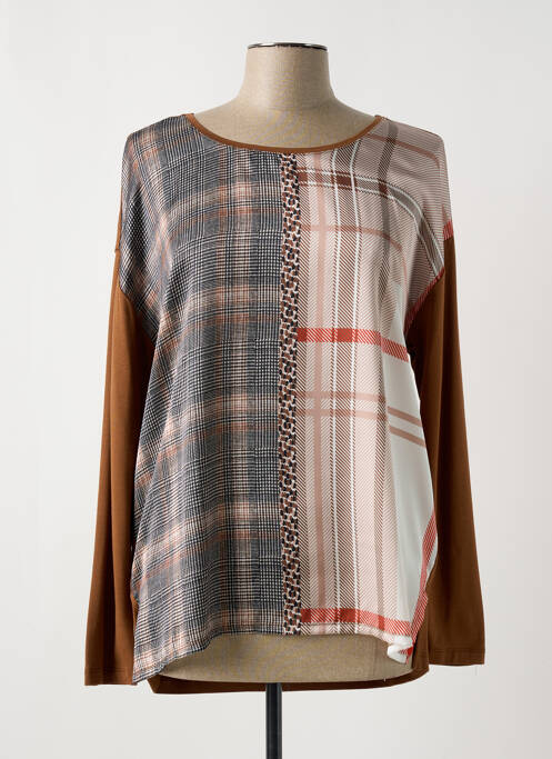 T-shirt marron GERRY WEBER pour femme