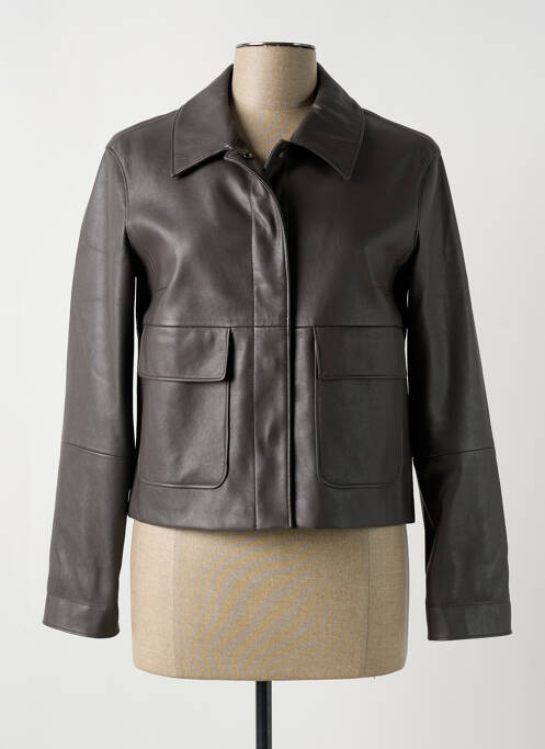 Veste simili cuir gris GERRY WEBER pour femme