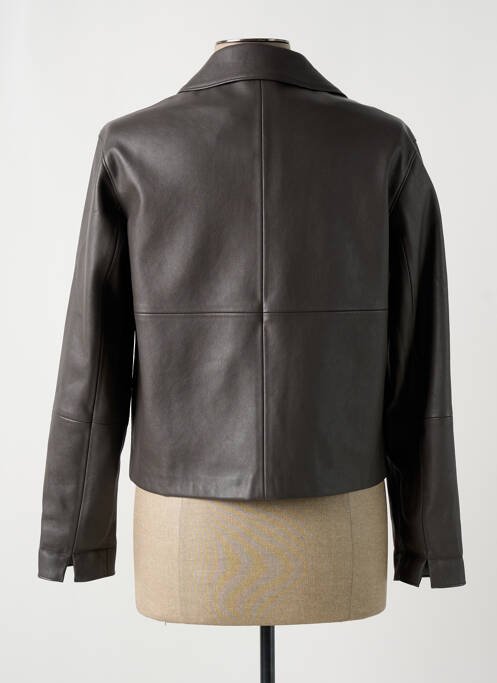 Veste simili cuir gris GERRY WEBER pour femme