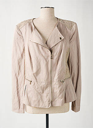 Veste casual epaulette beige GERRY WEBER femme